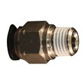 Wilton Milton S-2200-9 0.25 in. MNPT 0.37 in. OD Push to Connect Tube Fitting - 0.59 Lbs S-2200-9
